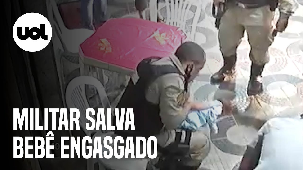Policial Militar salva bebê engasgado em rodovia em Minas Gerais