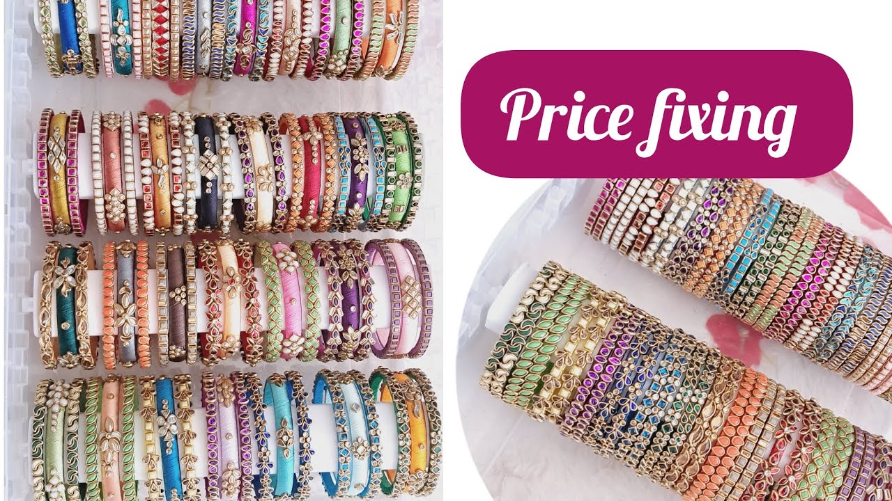 Silkthread bangles ku eppadi price fix pannalam/Reseller ku eppadi rate kudukalam #tamil #morevews