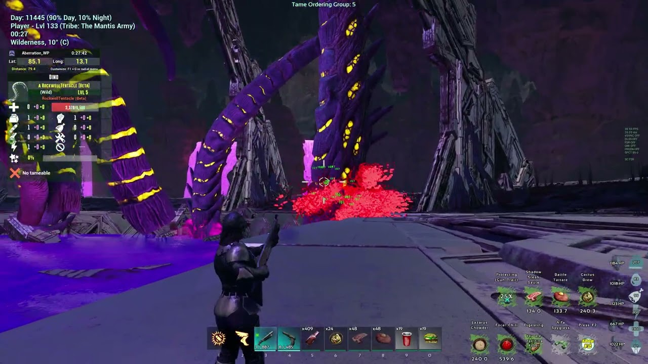 ARK Survival Ascended - Rockwell Beta - The Running Tank Strategy