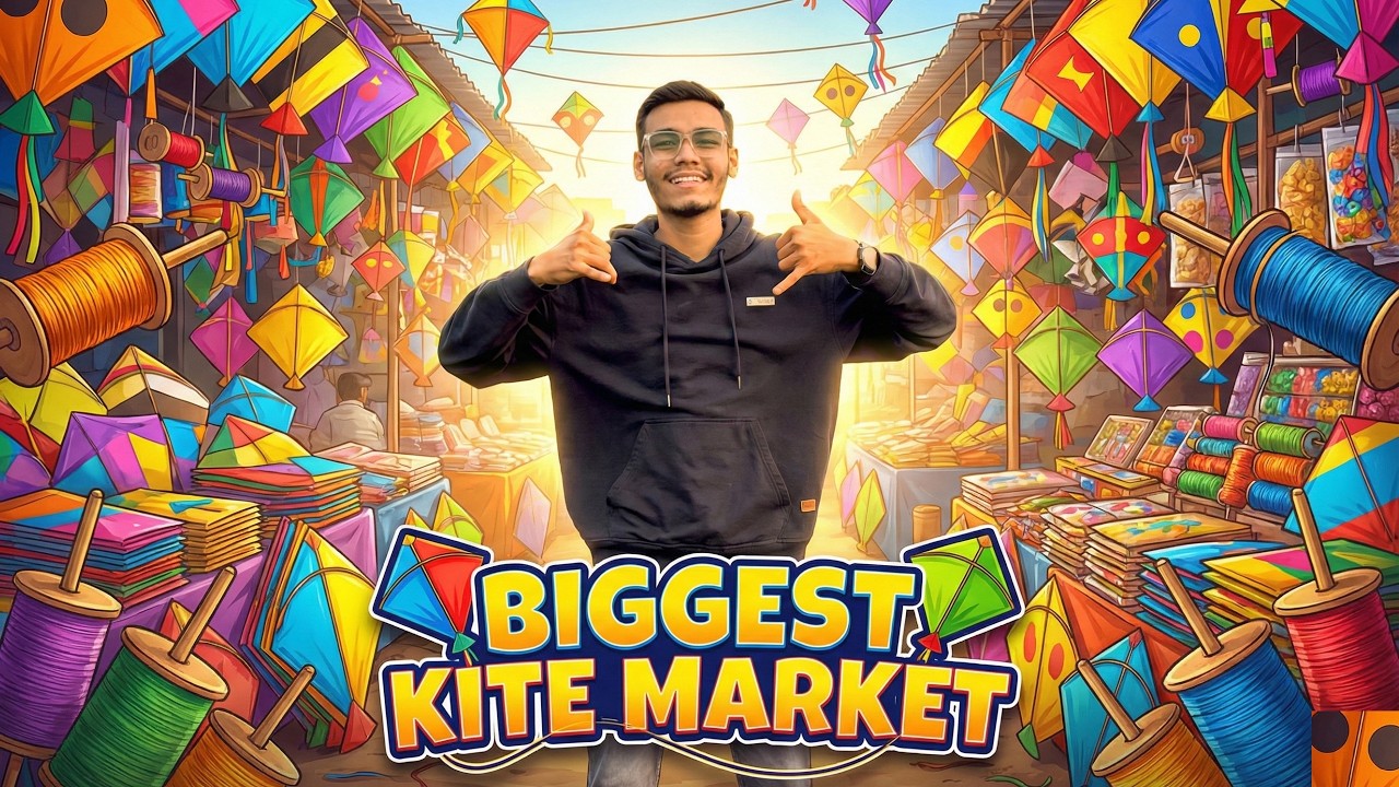 😱 BIGGEST KITE MARKET !!