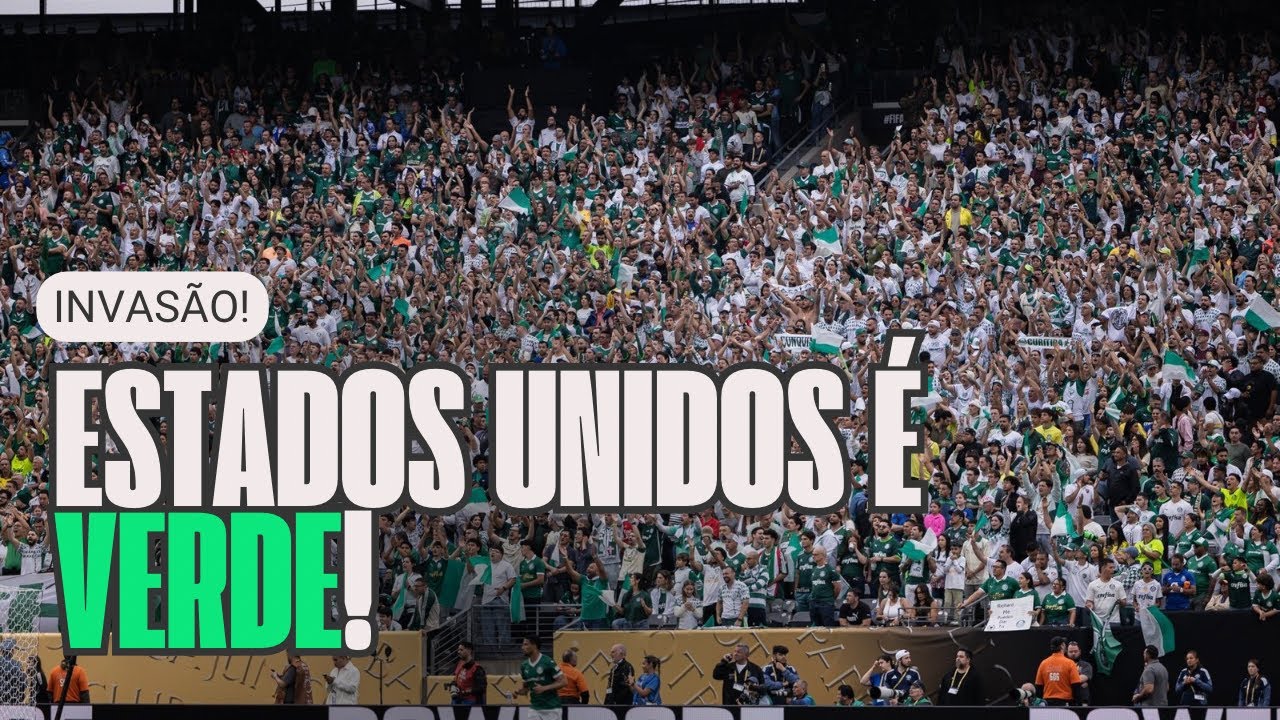TORCIDA DO PALMEIRAS NOS ESTADOS UNIDOS ESTÁ CHOCANDO O MUNDO