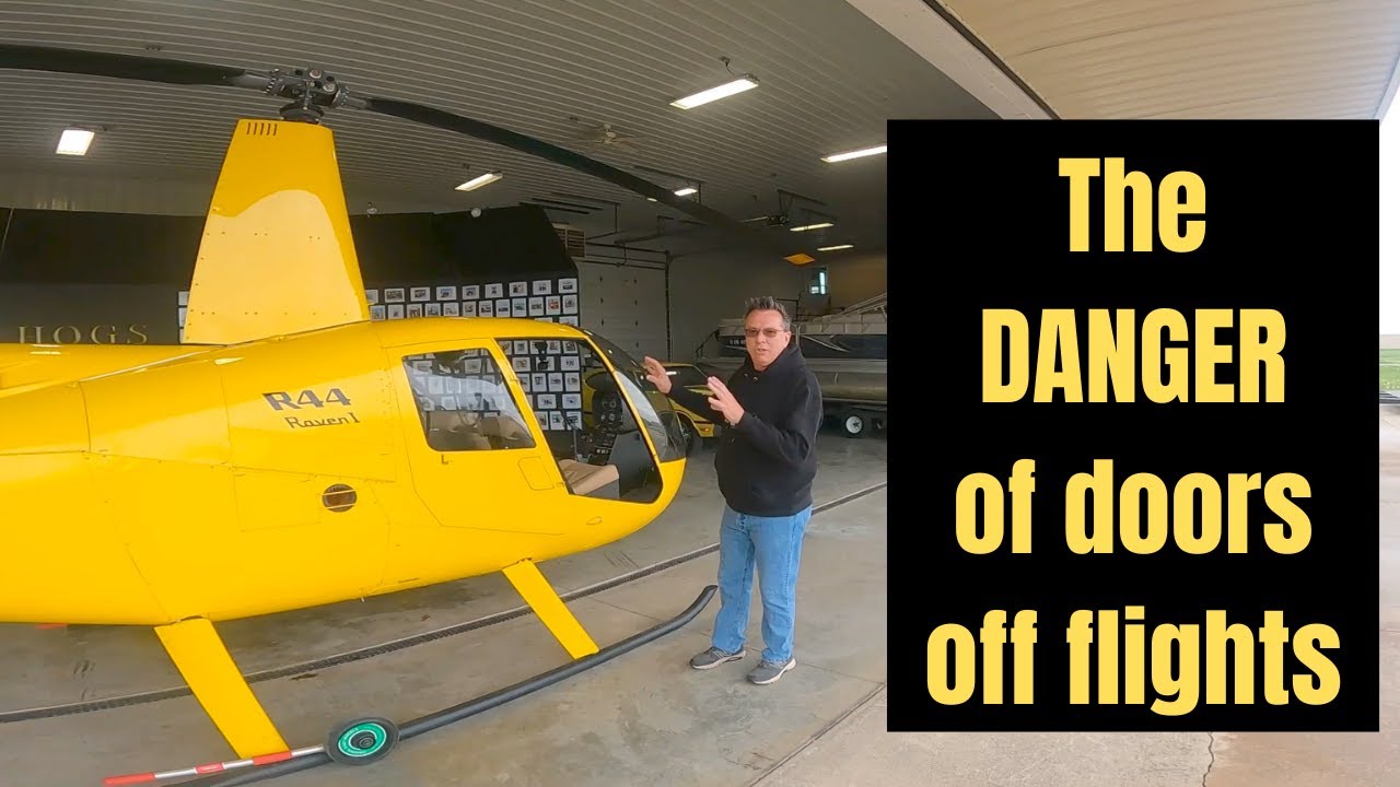 The DANGER of doors off Helicopter Flights!
