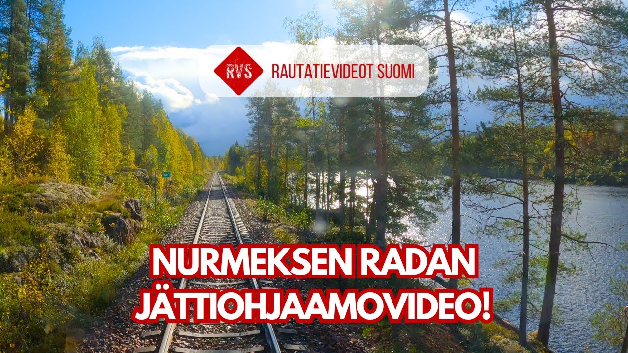 Rataosavideo Kontiomäki–Joensuu (Jakokoski) | Ruskan värejä lättähatun ohjaamosta!
