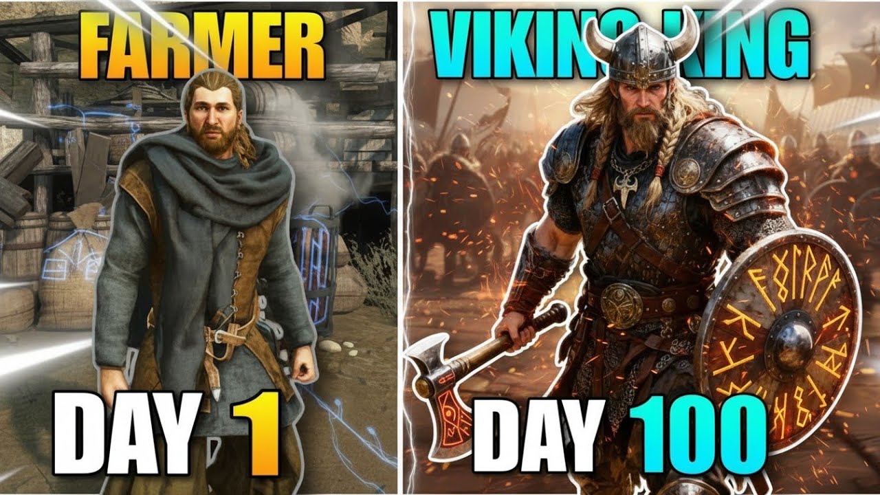From Farmer To King in 100 Days 🔥- Bannerlord War Sails EP-01
