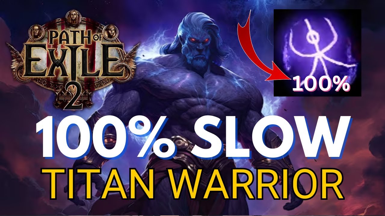 KRONOS TITAN of TIME - 100% Slow 90% Reduced Duration Titan Warrior Build! Path of Exile 2