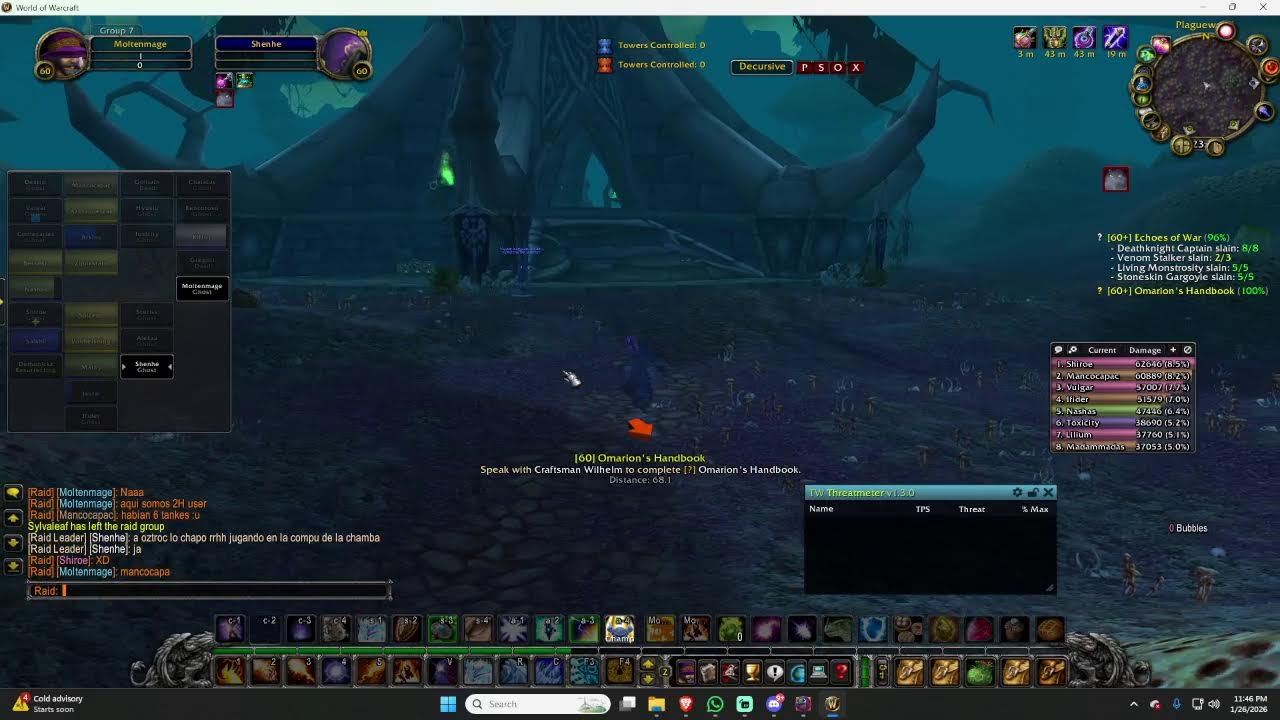 Turtle WoW - Moltenmage Fire Mage - Naxx con Ceviche de Murloc