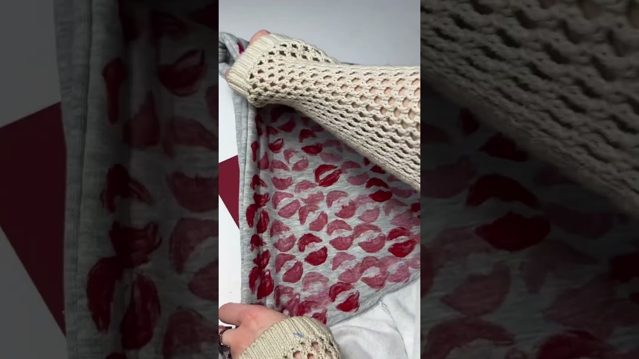 DIY Kiss HOODIE Easy AND Cute VALENTINE&rsquo;S Day GIFT Idea