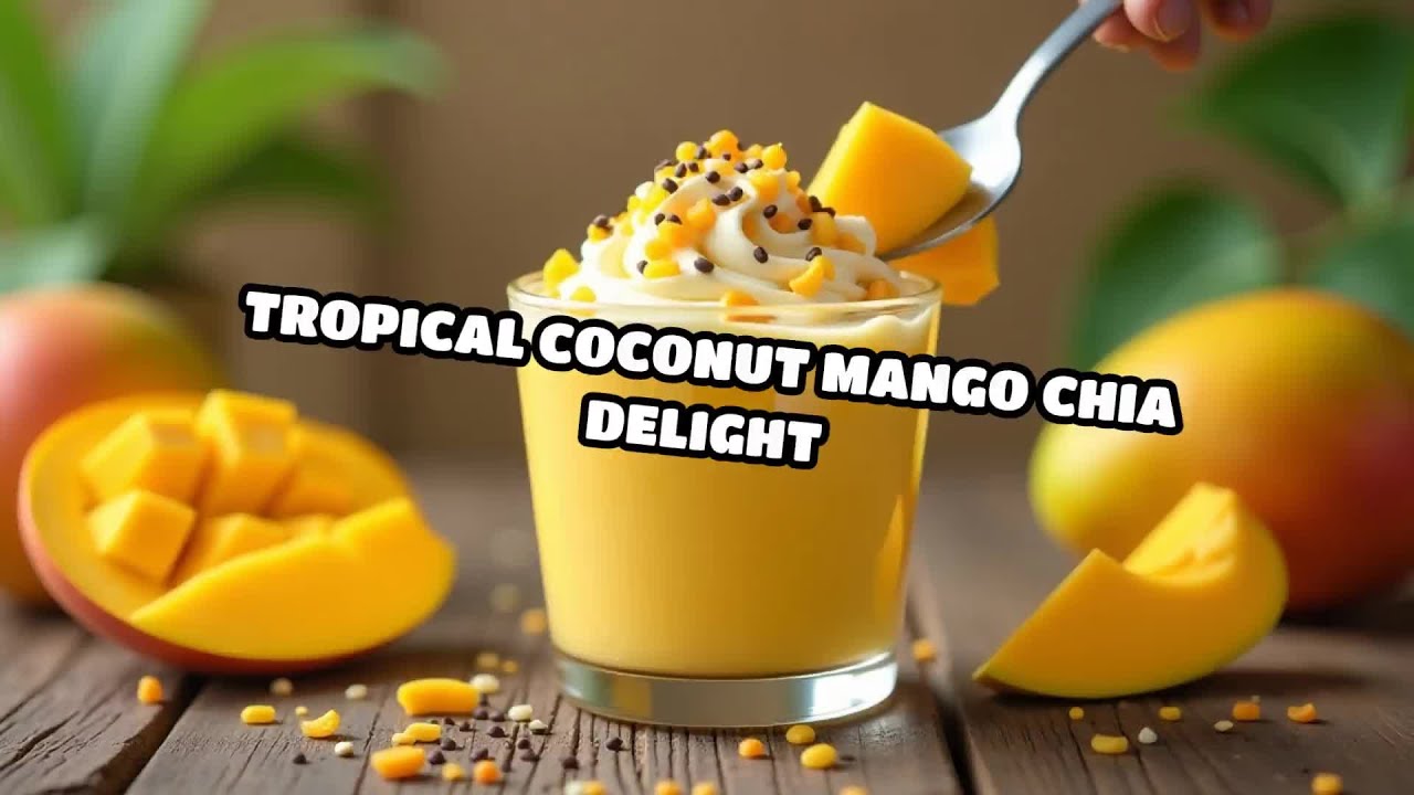 Tropical Coconut Mango Chia Delight