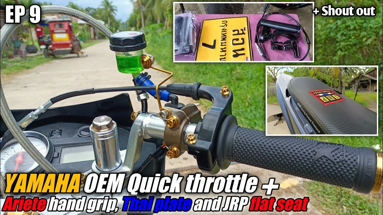 YAMAHA quick throttle installed on Raider 150 carb + JRP flat seat | Street Bike| Bobwerkz mmvlog