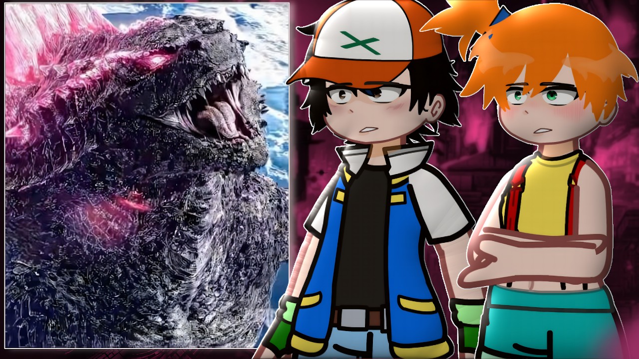Pok&eacute;mon React to Godzilla as new Legendary Pok&eacute;mon - Gacha React 🇺🇲/🇧🇷