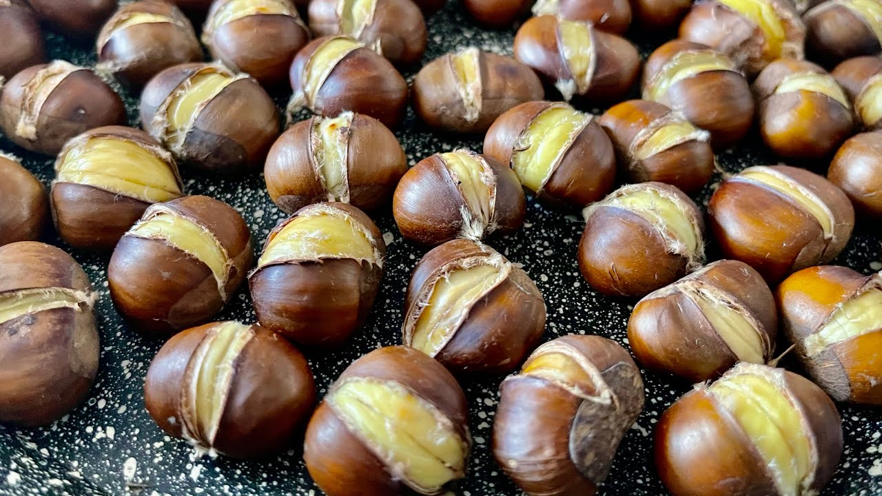 DELICAREA CASTANELOR ÎN TAVITA ÎN 10 MINUTE 🌰 TREBUIE ÎNCERCAT ACEASTA METODA ✅👌