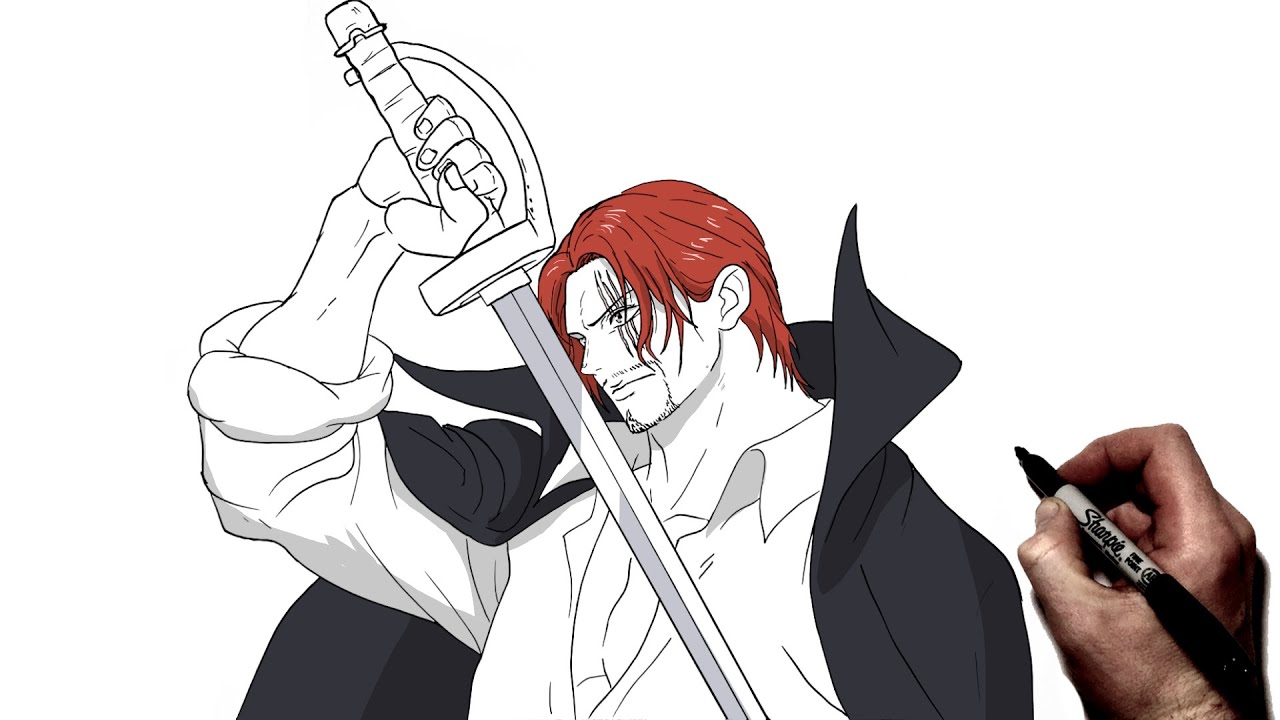 How To Draw Shanks | Step By Step | One Piece
