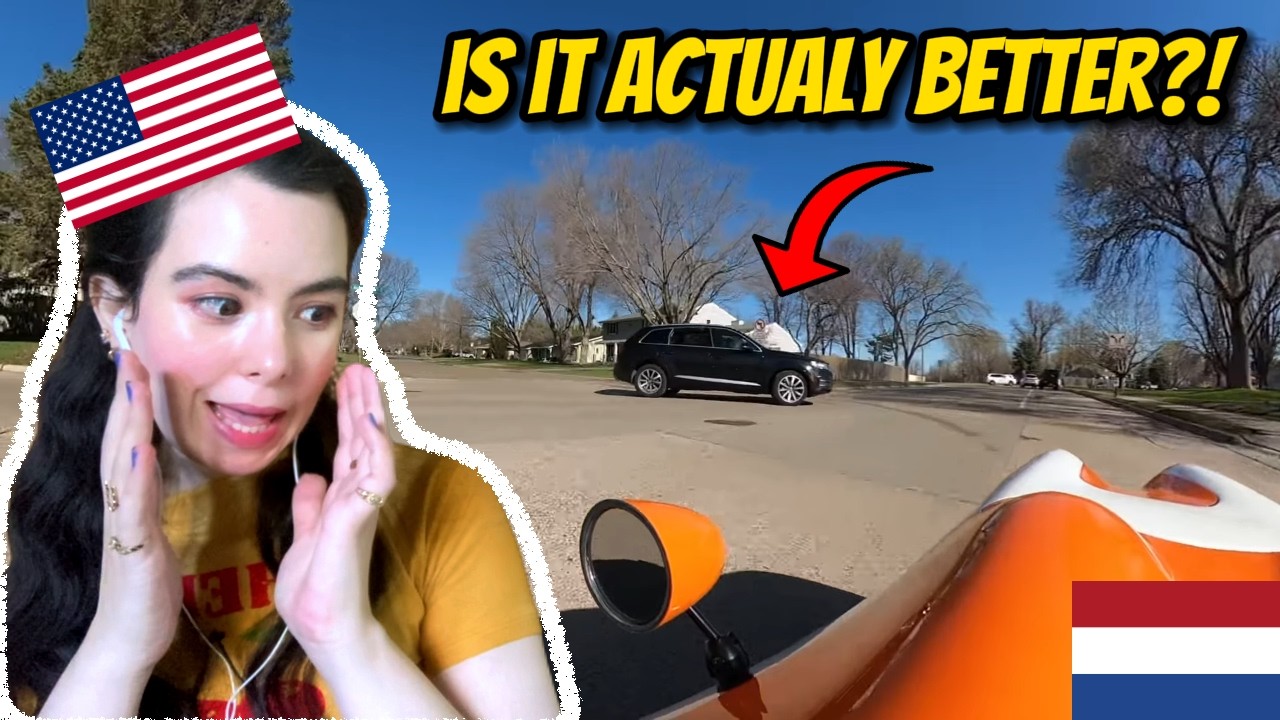American Girl Reacts to Netherlands vs USA Cycling: Is Dutch Infrastructure Really That Good?