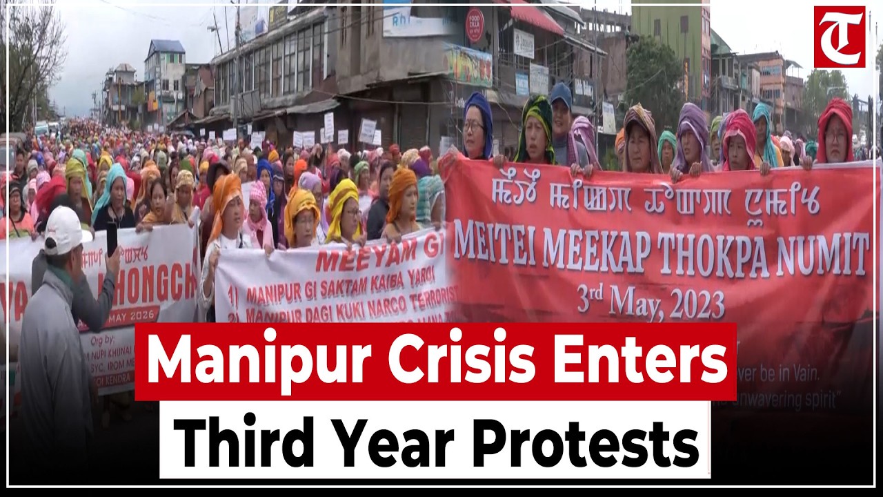 Manipur violence enters third year; people march for peace, demand justice amid crisis
