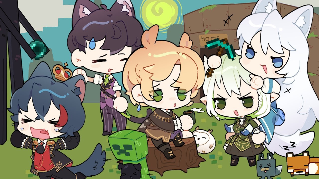 FIRST EVER Astraline Minecraft Collab【HIGHLIGHTS】