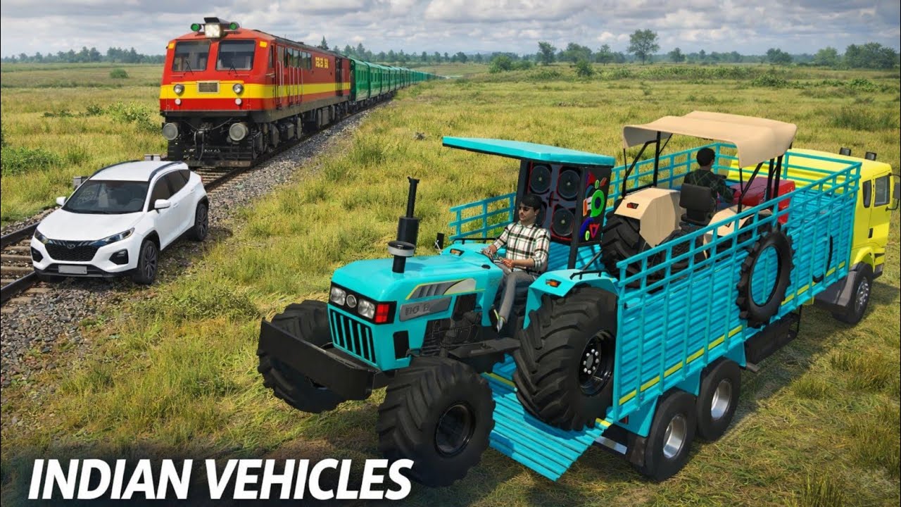 Drive Jcb And Unloading Eicher And Swaraj 🚜 In Game @Gaming2.999 