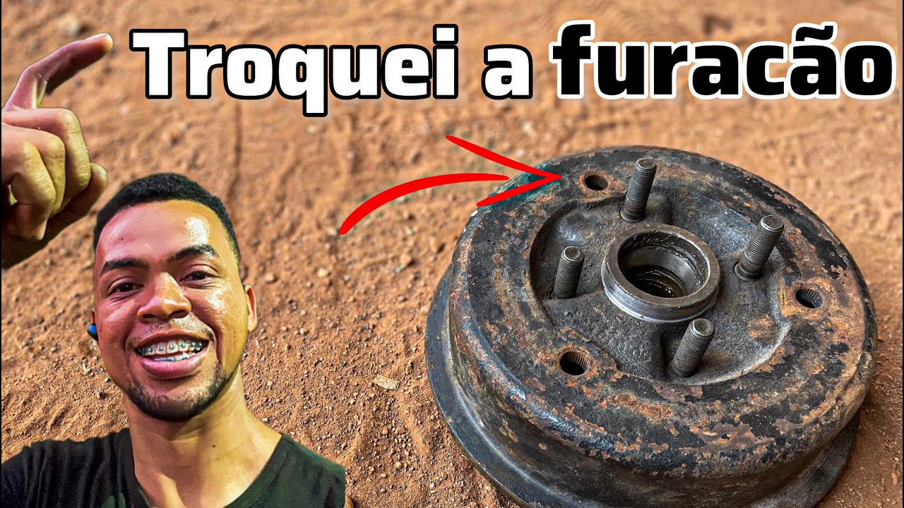 Mudei a furação da roda da pampa para 4 furos. #metalúrgica #metalurgico #carrosantigos #carros #cnc