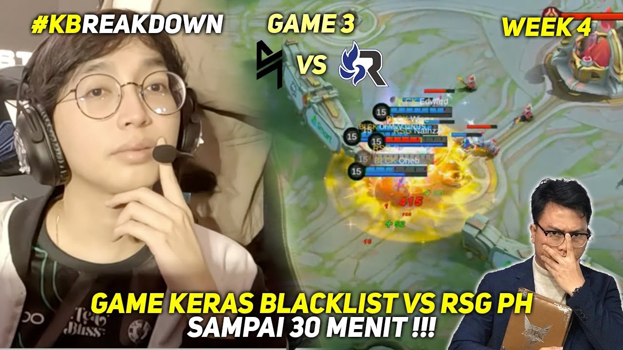 MPL PH Season 10! BLACKLIST INTERNATIONAL vs RSG PH! Game 3, LATE GAME POWER PH! - #KBreakdown