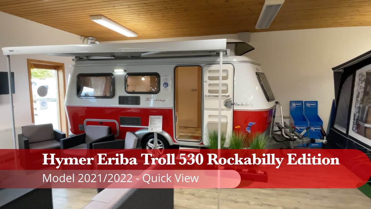 Hymer Eriba Troll 530 Rockabilly Edition 2021 / 2022 🦊 Sch&ouml;nster Troll im American-Diner Charme