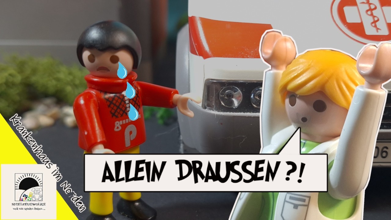 Oh nein! Felix ist verschwunden 😢 Dr. Maria sucht ihn | Krankenhaus Nord | Playmobil Stop Motion