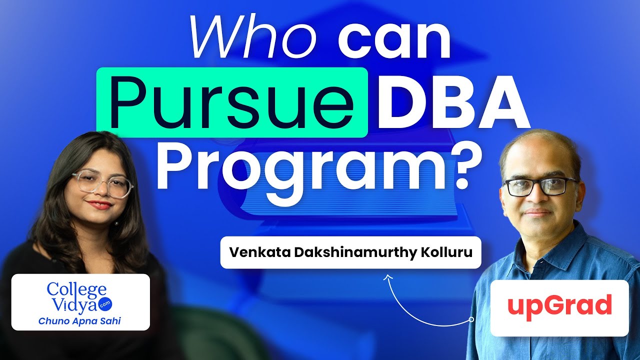 Who are Eligible to pursue an DBA Doctoral Programs? ft. Venkata Dakshinamurthy Kolluru