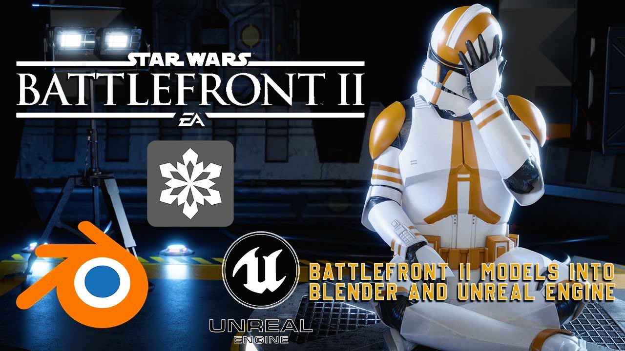 Unleashing Battlefront 2 Models: Mastering Extraction To Blender And Unreal Engine (part 2)
