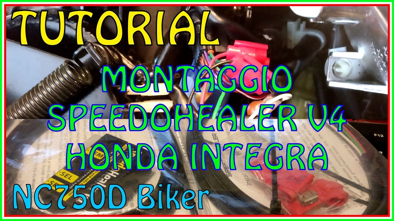 Honda Integra NC750D - Montaggio SpeedoHealer v4 (correttore velocità)