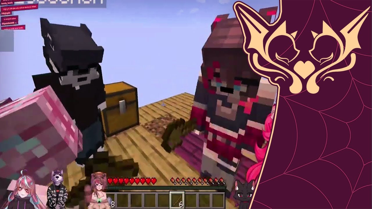 VTUBERS SOBREVIVEN EN MINECRAFT ft LOCOCHON, EMIKUKIS Y RAKKUN 【REPE】