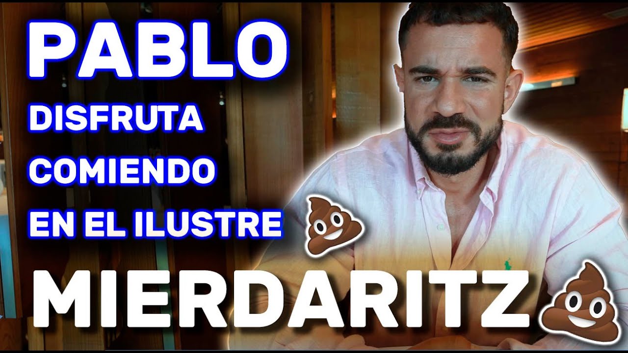 PABLO PRINGA EN UN RESTAURANTE DE LUJO (MUGARITZ)