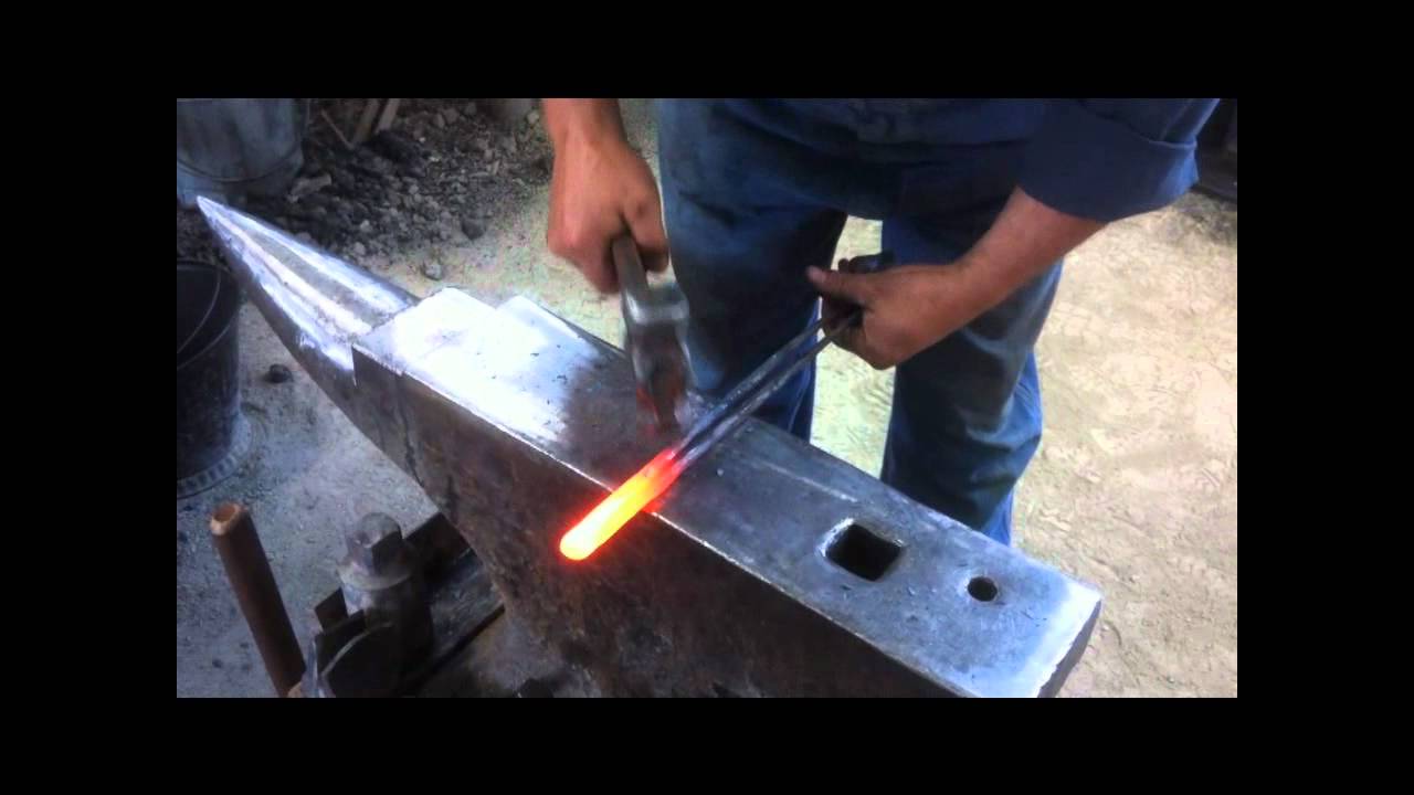 How a blacksmith makes a metal curtain tie back