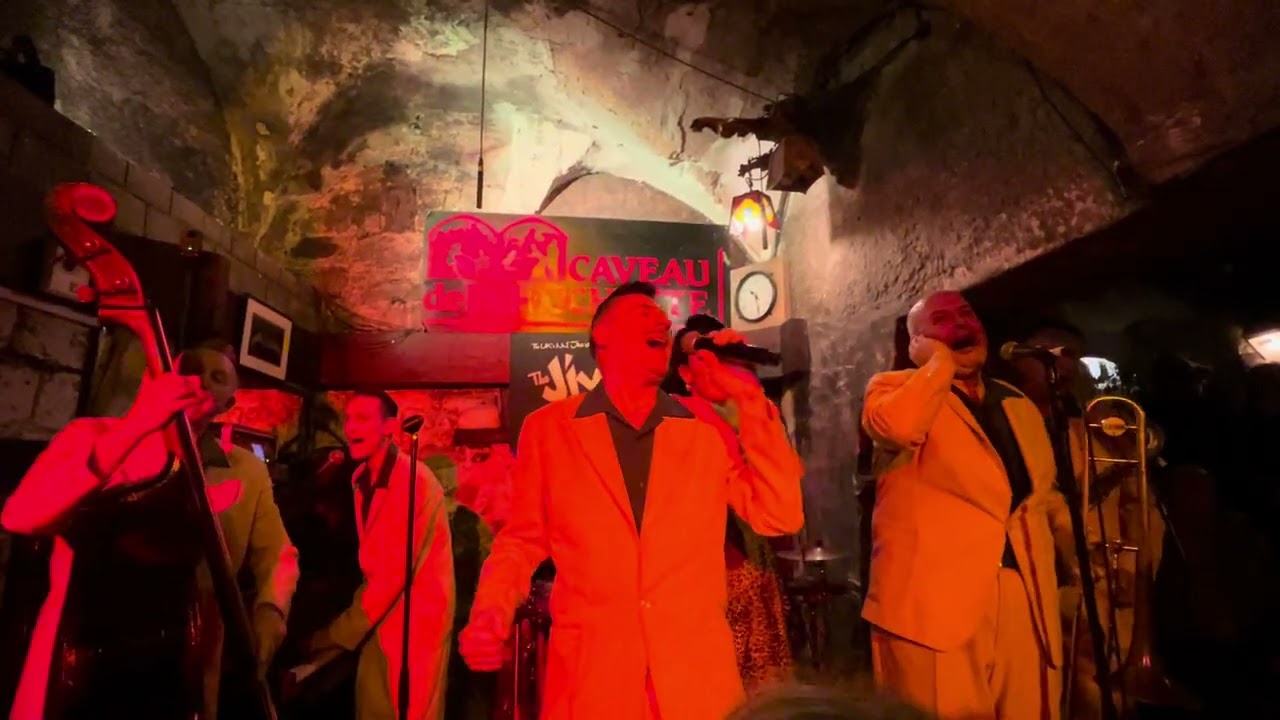 The Jive Aces, feat. Noelle Vaughn - Paris -- JUST A GIGELO -- Caveau de la Huchette -16 march 2026