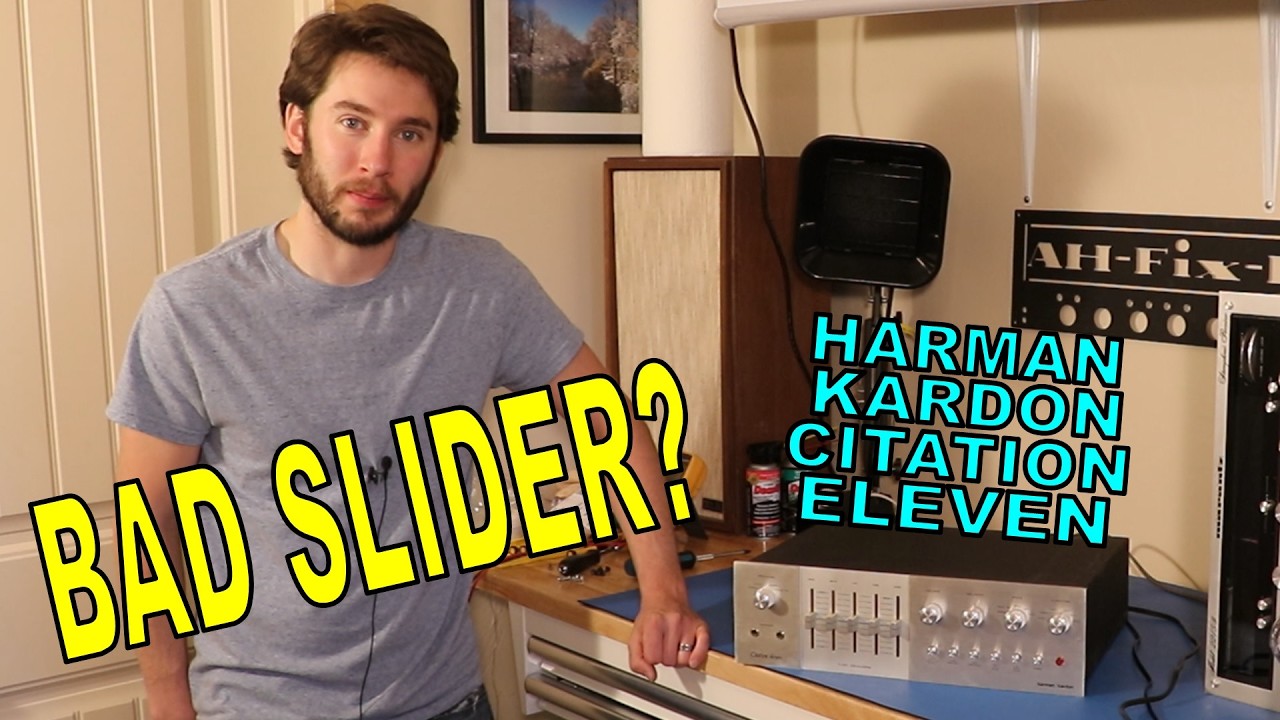 Harman Kardon Citation Eleven Preamplifier Slider Repair