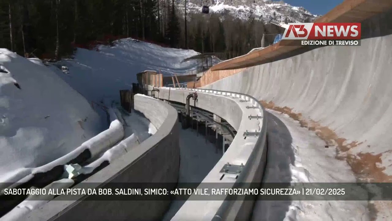 SABOTAGGIO ALLA PISTA DA BOB. SALDINI, SIMICO: «ATTO VILE, RAFFORZIAMO SICUREZZA» | 21/02/2025