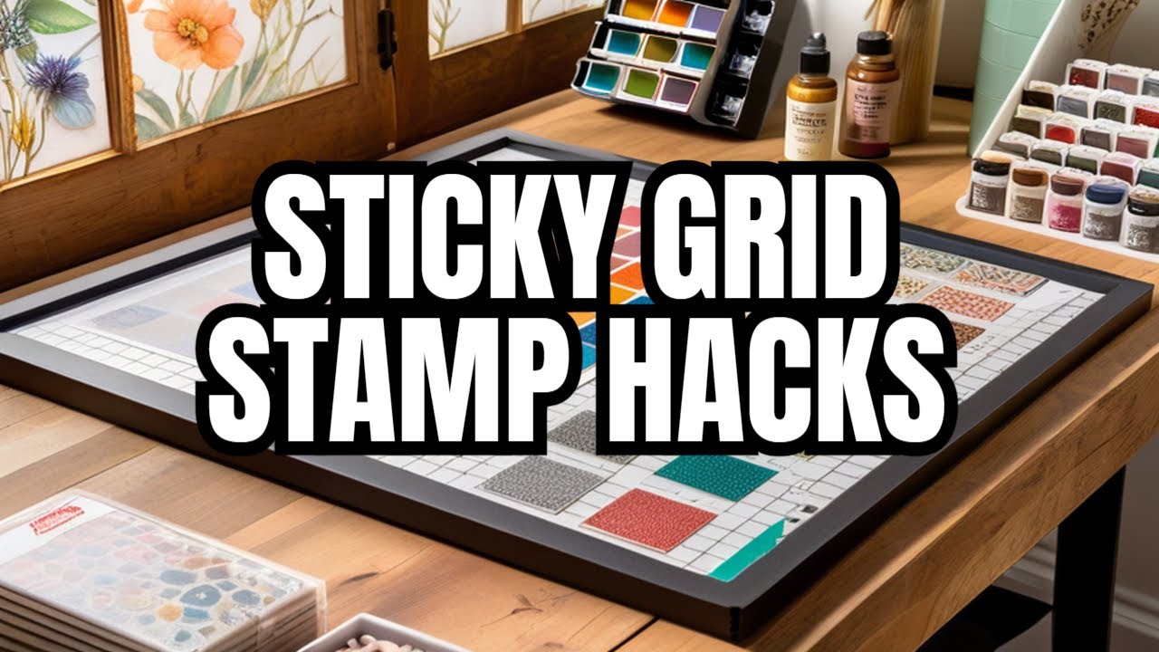 Want A Fun Way To Use Altenew Sticky Grid Mat In Tim Holtz Stamp Platform?