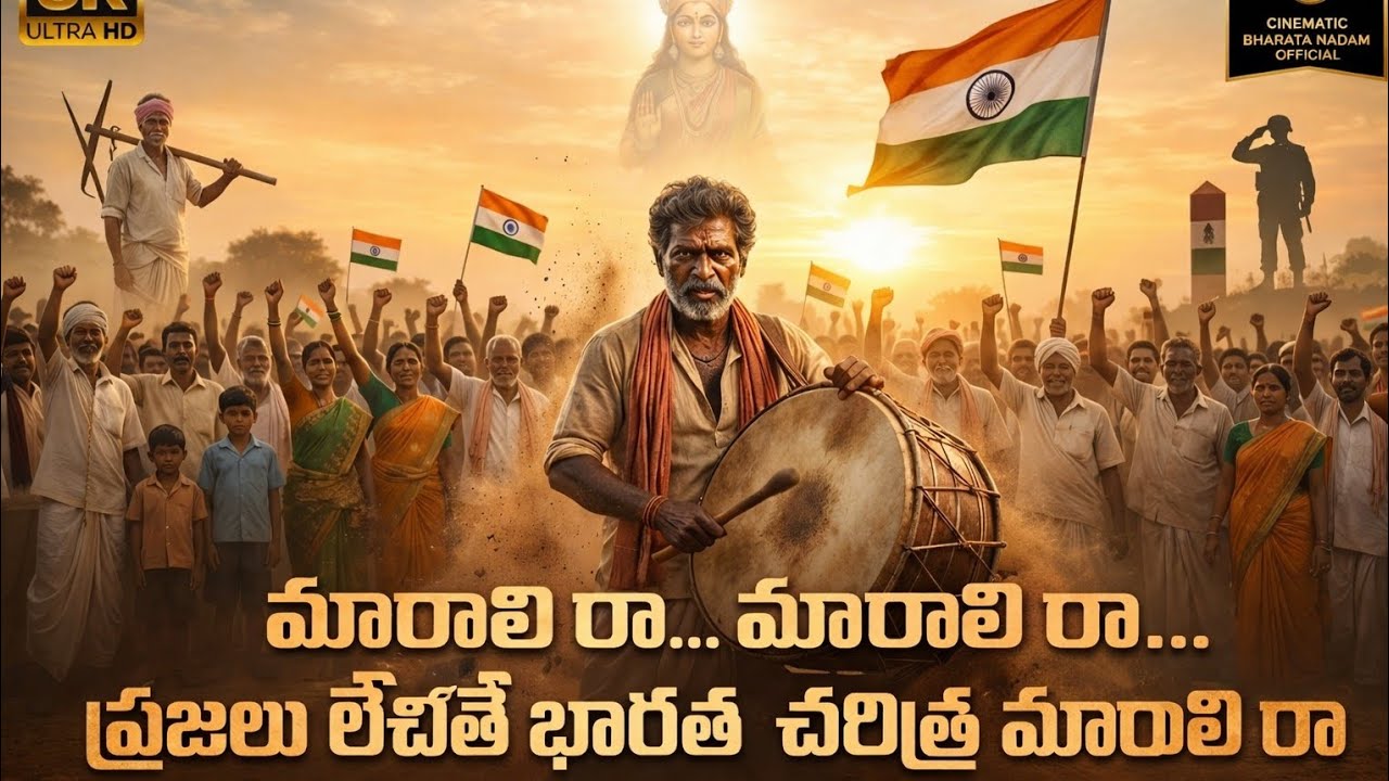 మారాలిరా_ప్రజలే లేస్తే భారతం మారుతుంది!#TeluguPatrioticSong #FolkAnthem #JaiHind#deshbhakti#viral 🇮🇳