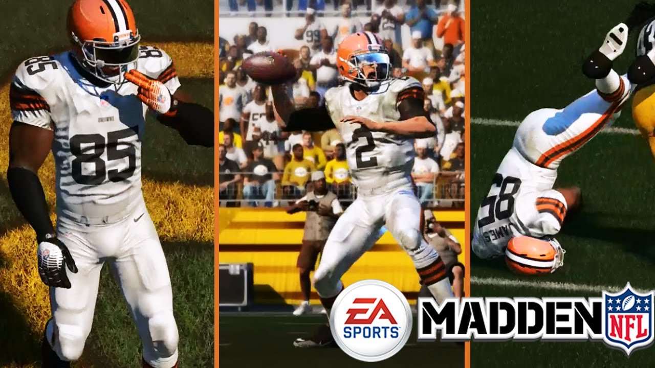 Madden 15 CFM Next Gen Gameplay: LeBron James Breaks Neck! Johnny 