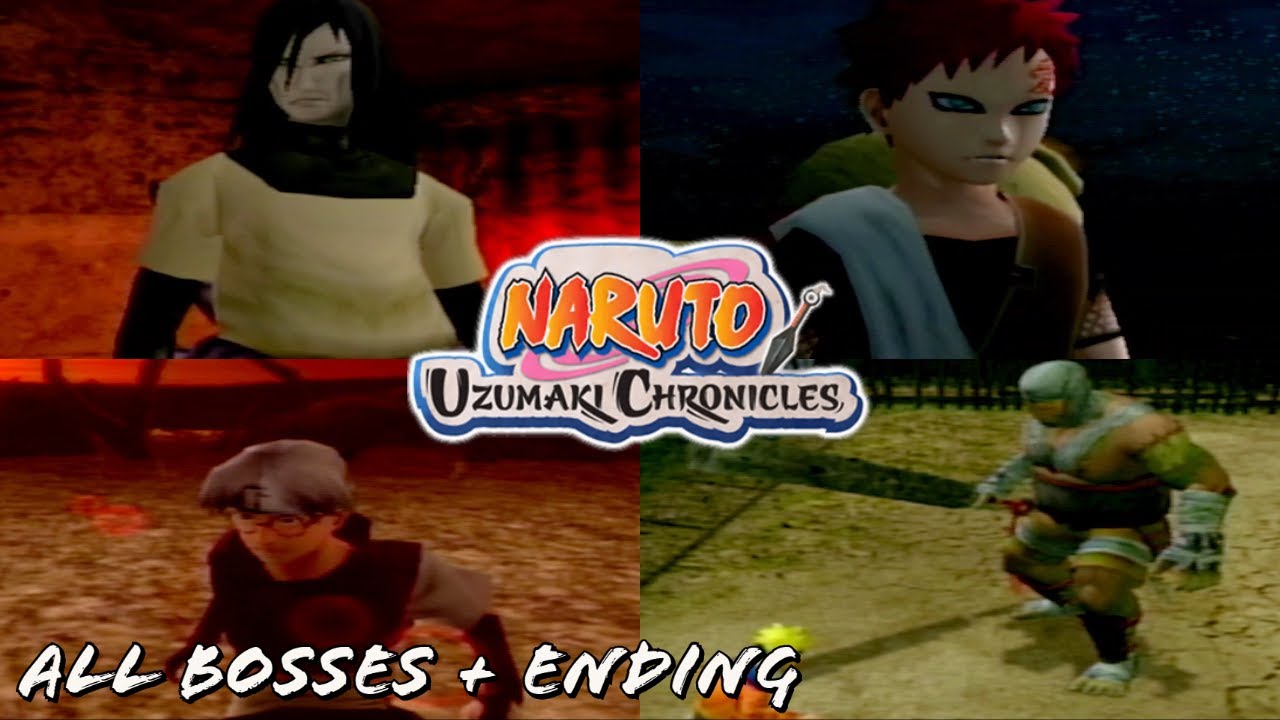 Naruto Uzumaki Chronicles | All Bosses + Ending