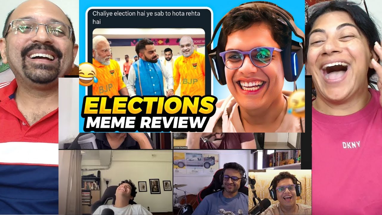 ELECTION MEME REVIEW😂😂! | Gajab Reactions✨!