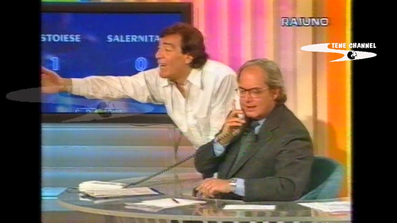 90 MINUTO DEL 20 FEBBRAIO 2000 STUPENDO SIPARIETTO DI FABRIZIO MAFFEI E MINO REITANO IN DIRETTA