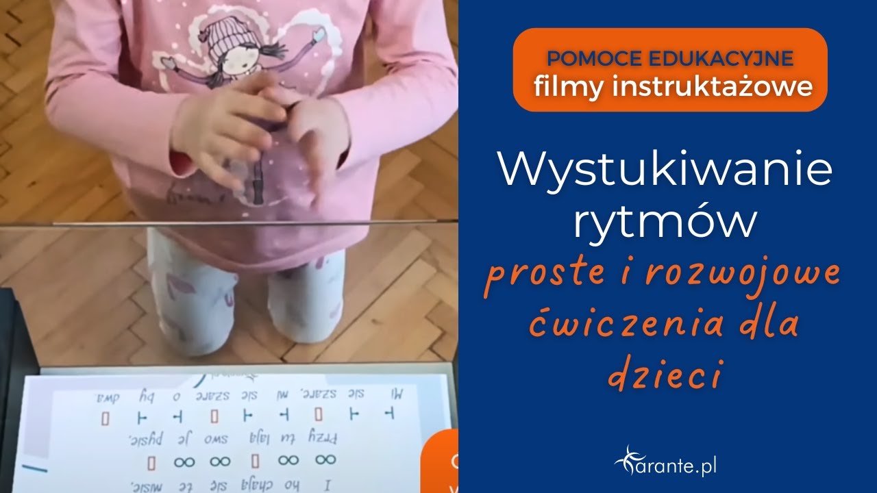Wystukiwanie rytmów - proste i rozwojowe ćwiczenia dla dzieci do wykorzystania w domu i przedszkolu