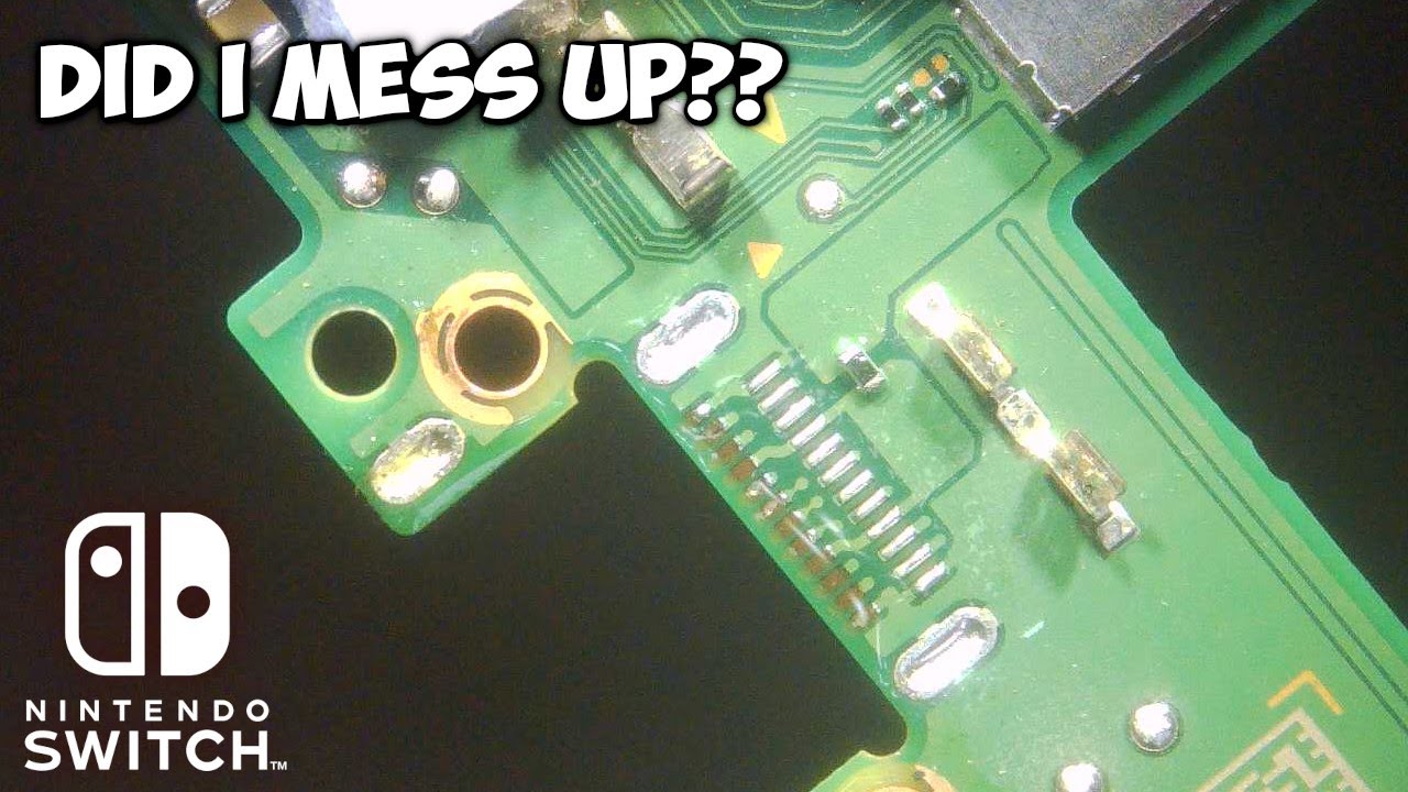 Nintendo Switch Oled Trace repair