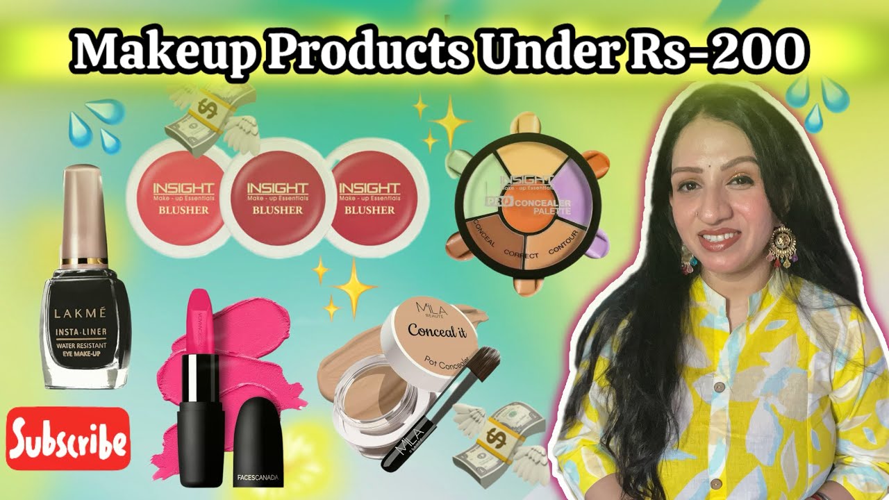 10 Amazing Makeup products under Rs 200 you need to see!&rdquo;&rdquo;