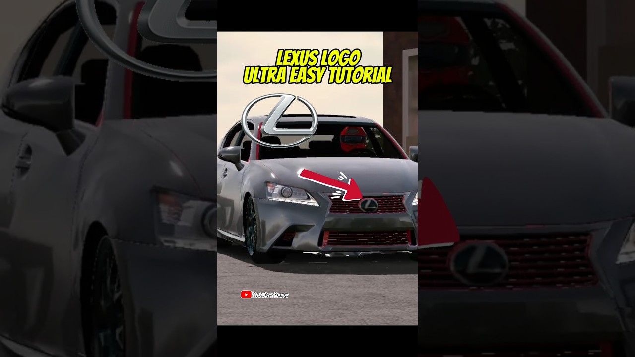 Lexus Logo Tutorial Short's in Car Parking Multiplayer #carparkingmultiplayer #alldogetz