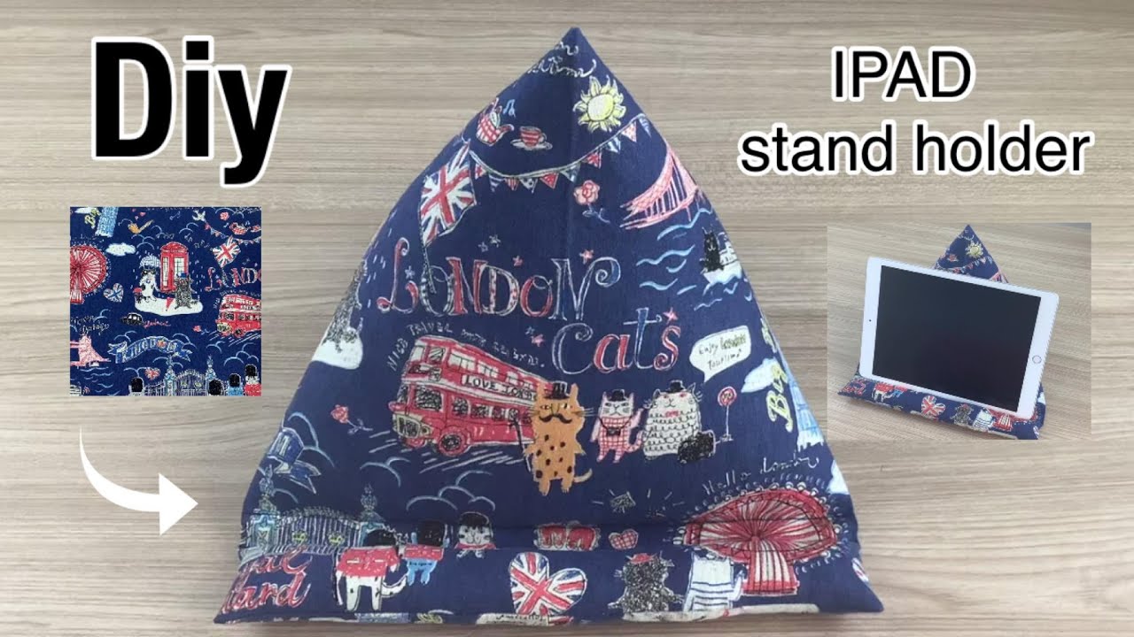 diy Ipad stand holder, phone stand holder, ที่วางไอแพด, how to ipad stand holder, easy stand holder