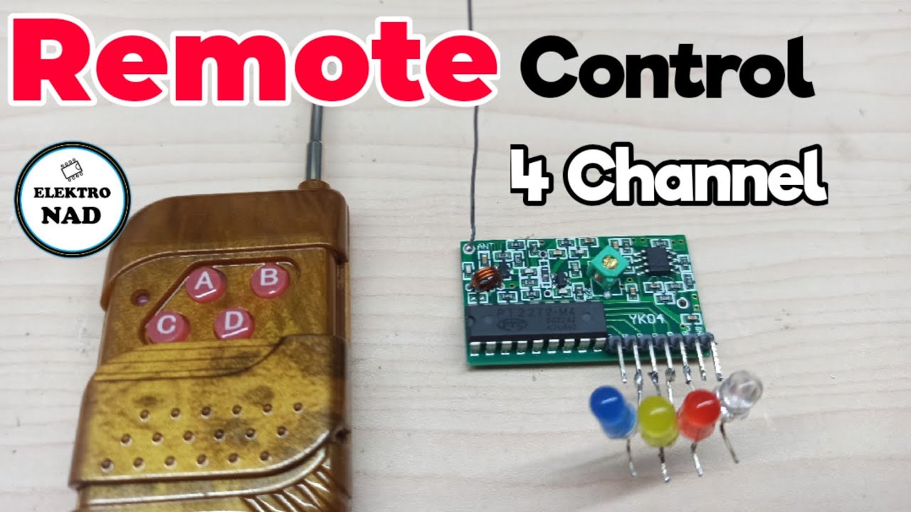RF Remote control 4 Channel simple