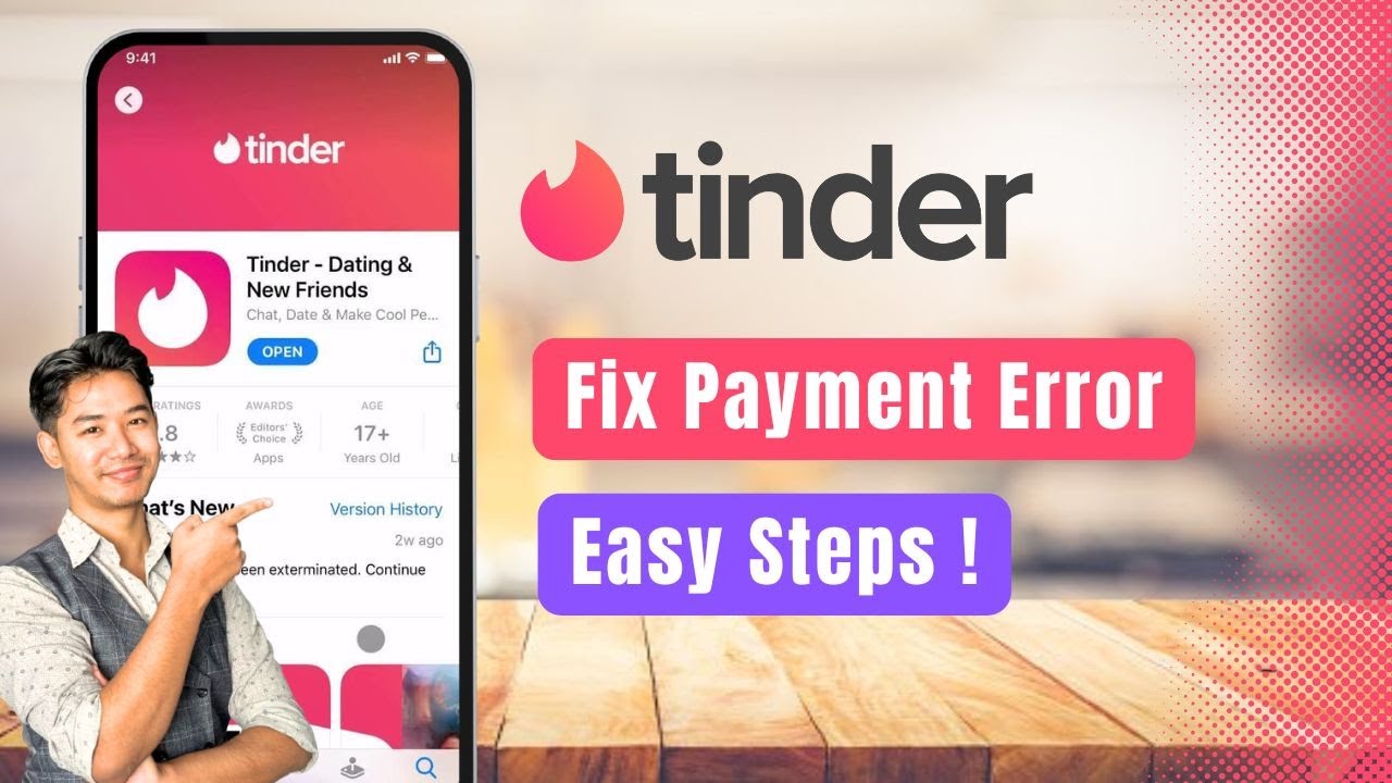 Tinder &ndash; How to Fix Payment Error (Error 40036 / 40001)