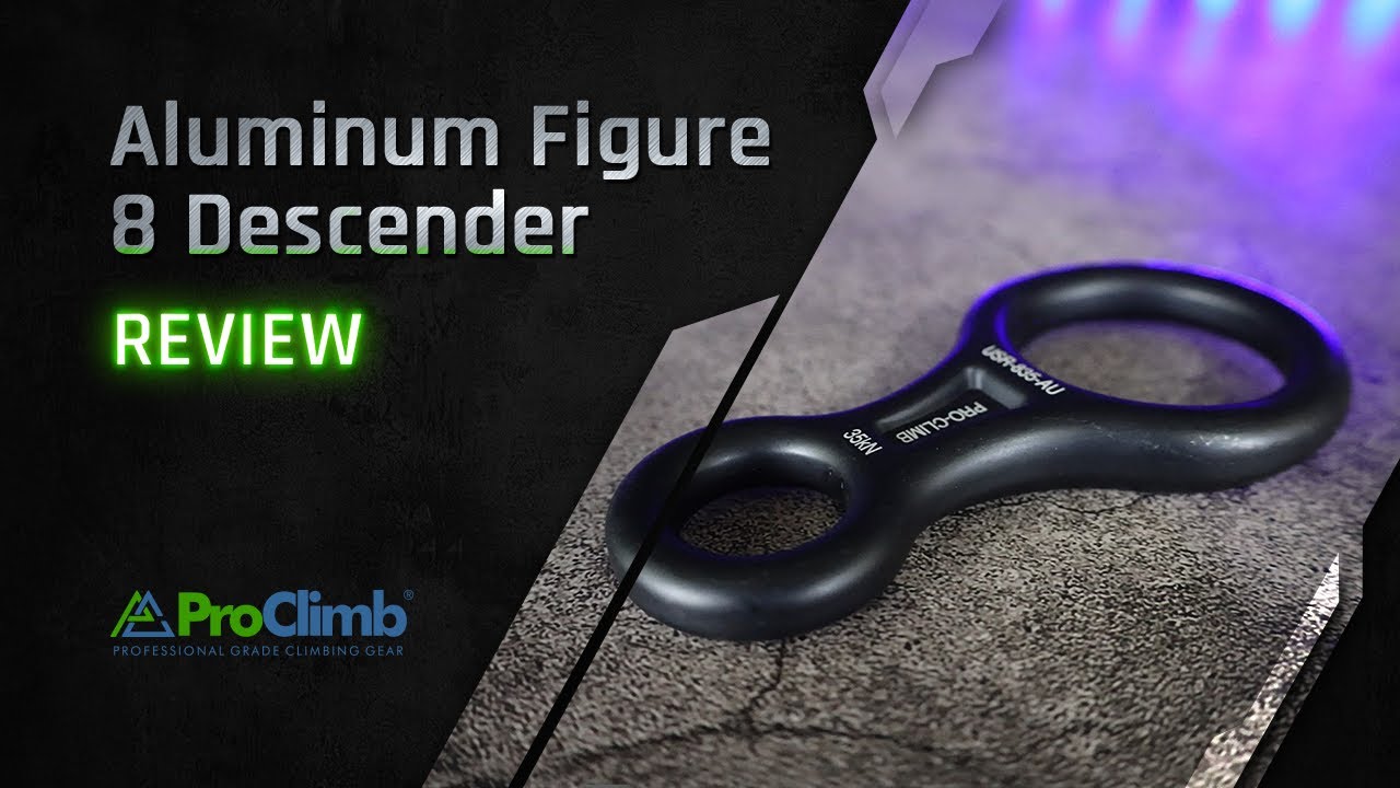 Aluminum Figure 8 Descender - ProClimb by U.S. Rigging