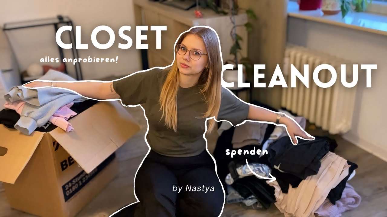 extrem CLOSET CLEANOUT | alles anprobieren, ausmisten und spenden