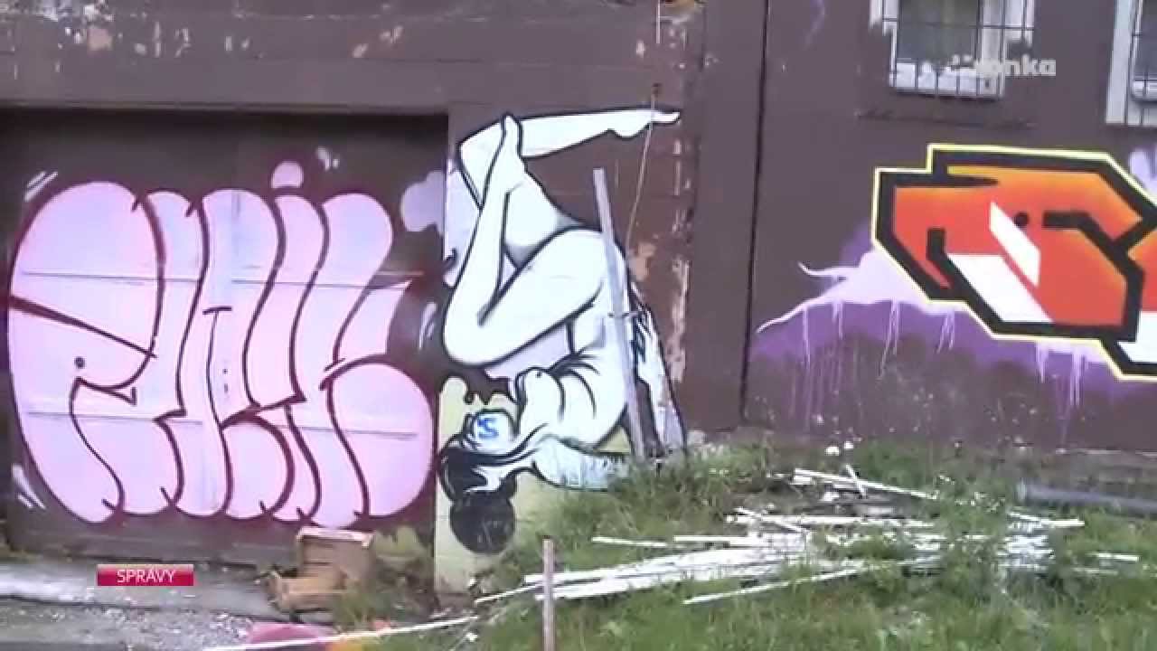 Graffiti v meste Banská Bystrica