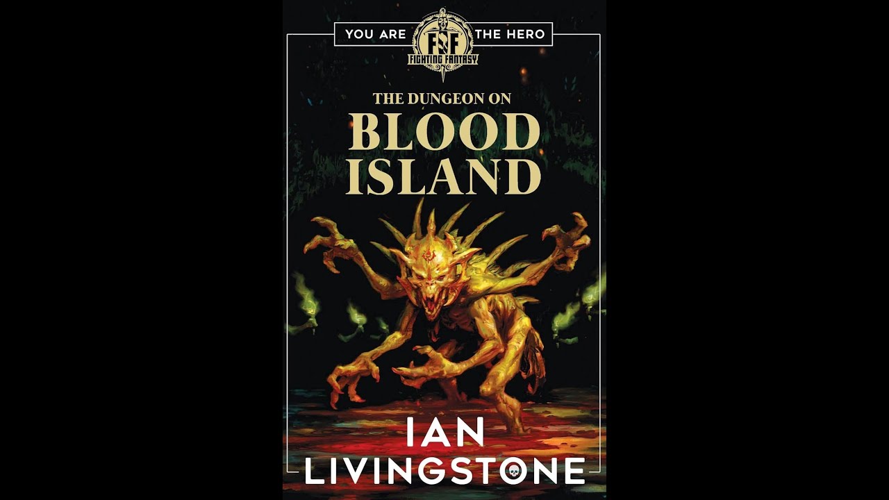 FIGHTING FANTASY Scholastic The Dungeon on Blood Island